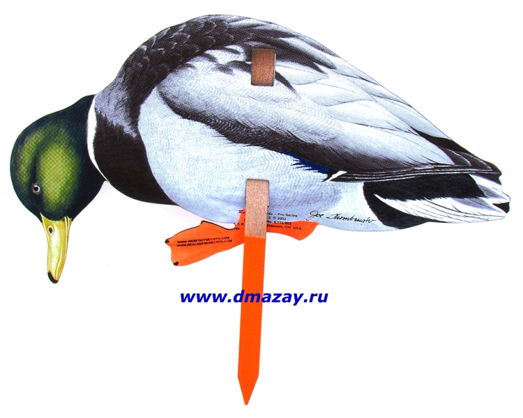      12  (6   6 ) Real-Geese PRO SERIES Silhouette Decoys Real-Mallards 