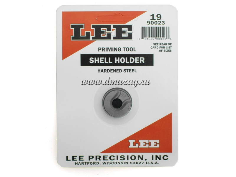  (Shell Holder)    19 Lee 90023    9, 7,6225 , 9mm PA  
