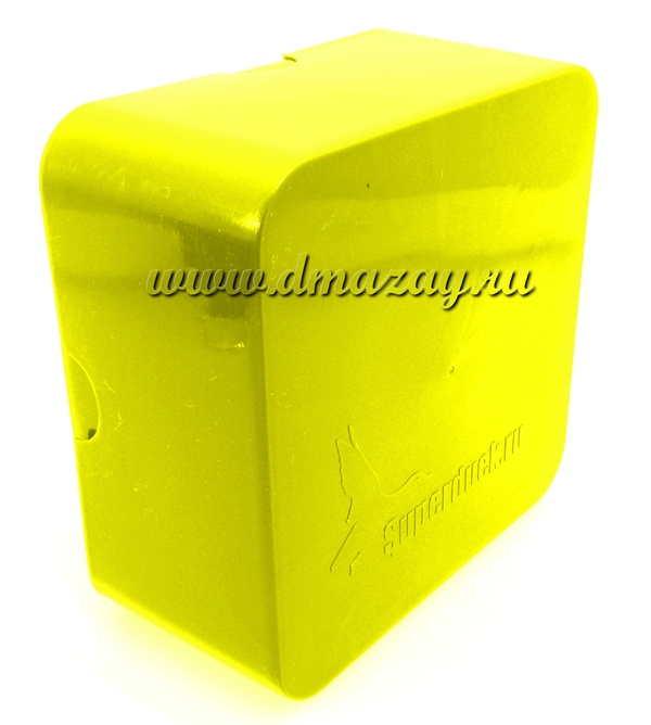  Коробка (кейс, бокс) для хранения и переноски 25 патронов (боеприпасов) 12 калибра высотой от 66 мм и 89 мм Superduck-25 (Супердак-25), цвет Желтый 