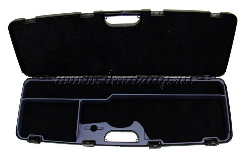  Кейс пластиковый Negrini 1601 ISY-T для двуствольного и одноствольного оружия в разобранном виде с длиной до 78 см черный 