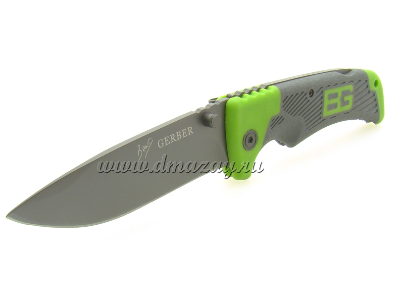 Нож Gerber BG114 зеленого цвета