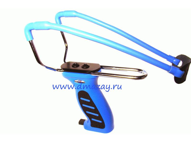  Рогатка спортивная Magic Slingshot MK-SL08/BL без упора, с отсеком для шаров (синяя)
